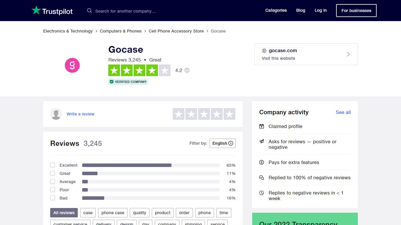 Read Customer Service Reviews of gocase.com | 2 of 104 - Trustpilot